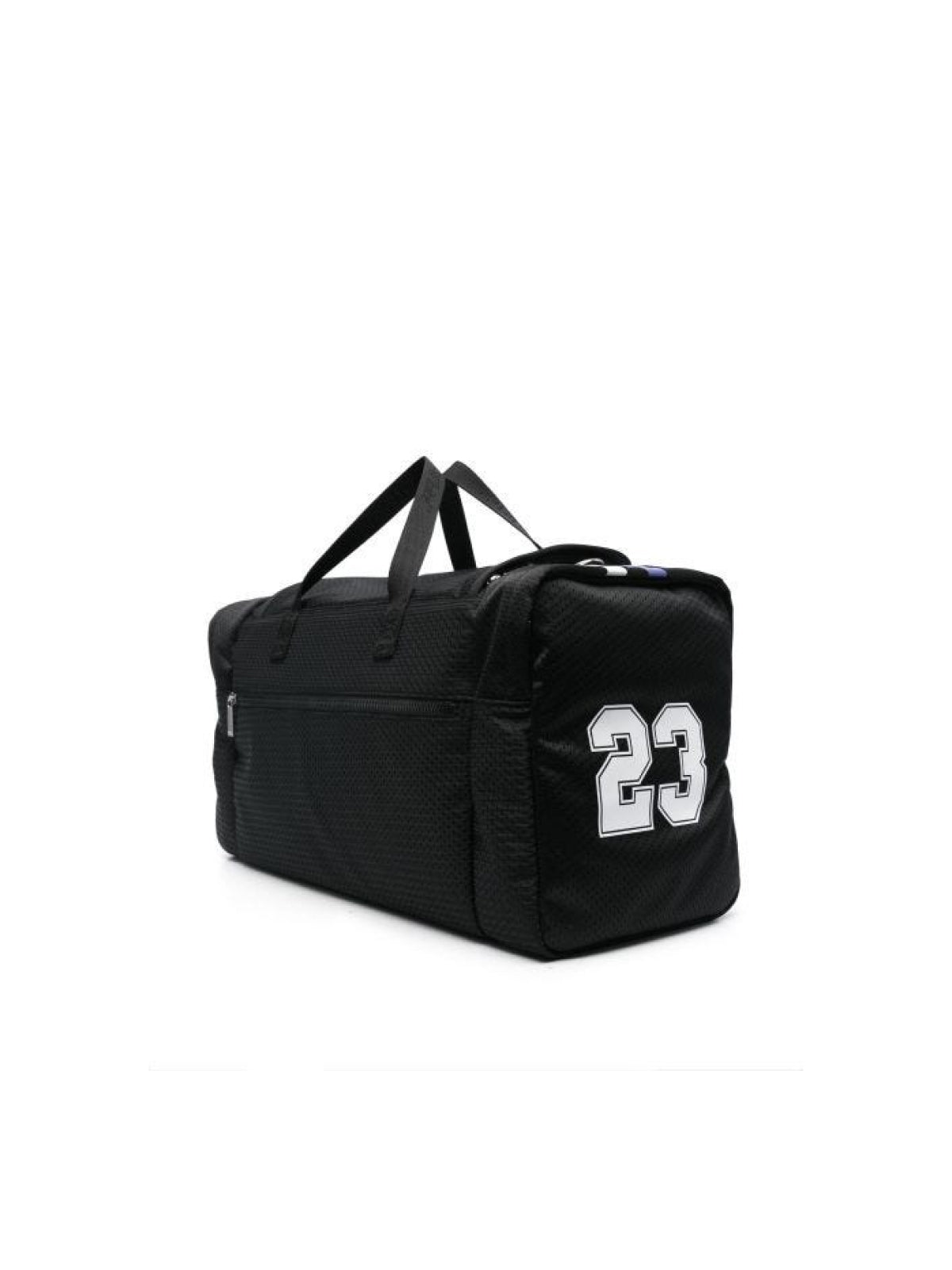 Off-White Baseball Logo Duffle Bag — Black Nylon