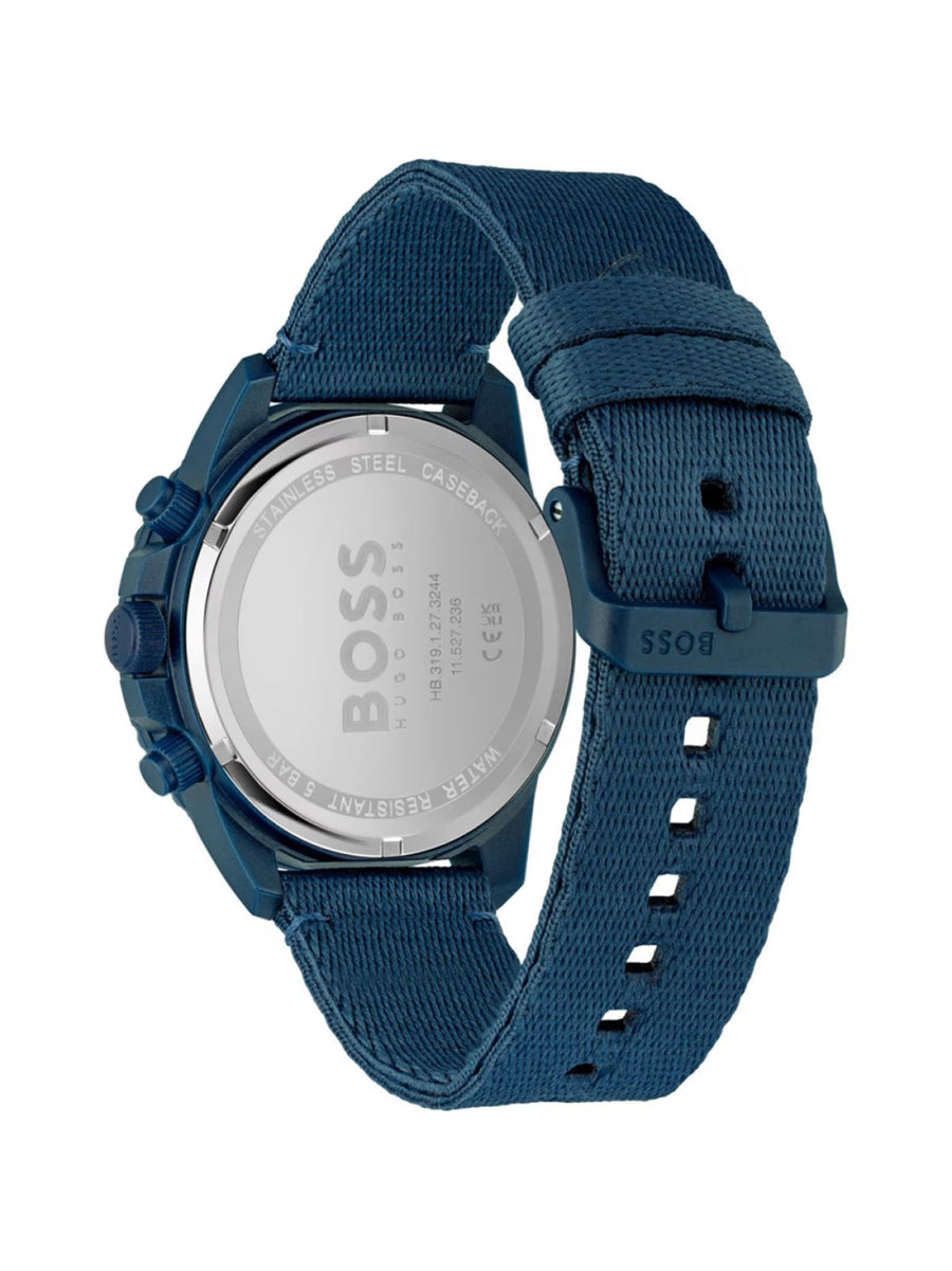 Hugo Boss Admiral Ocean Watch — Blue Recycled Plastic Case Watches