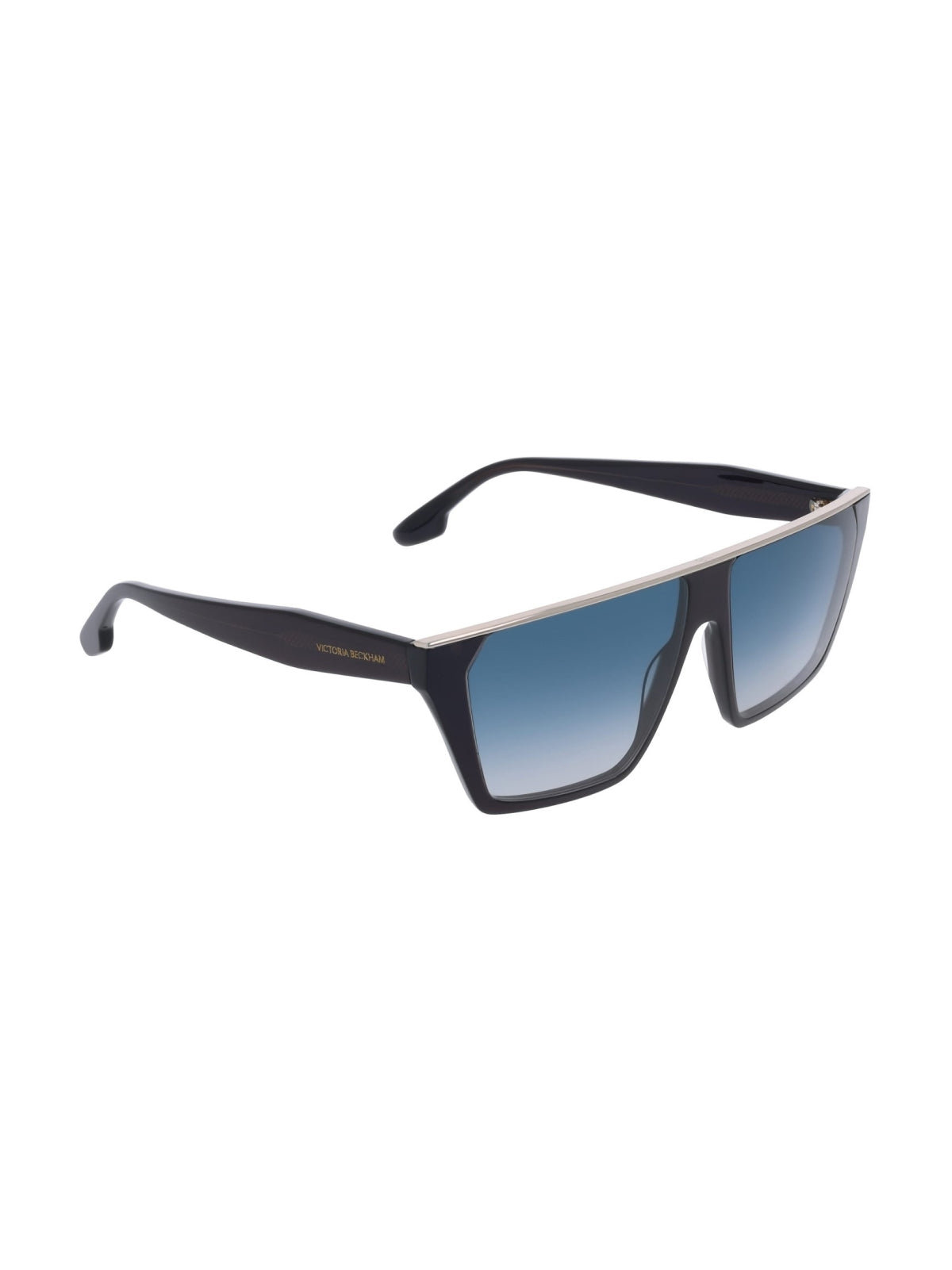 Victoria Beckham Vb683s415 Logo Acetate Sunglasses — Black