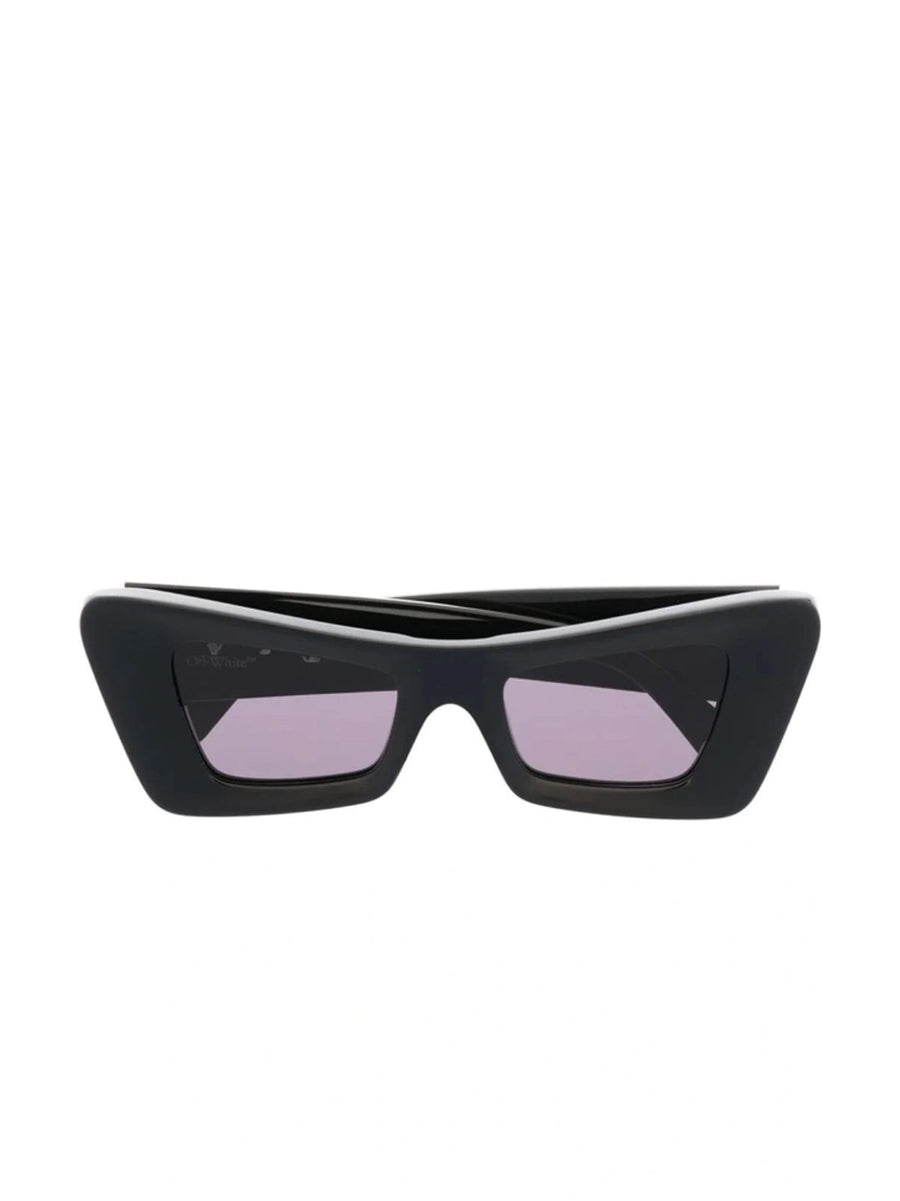 Off-White Oeri027s22pla0011007 Arrow Logo Sunglasses — Black Acetate