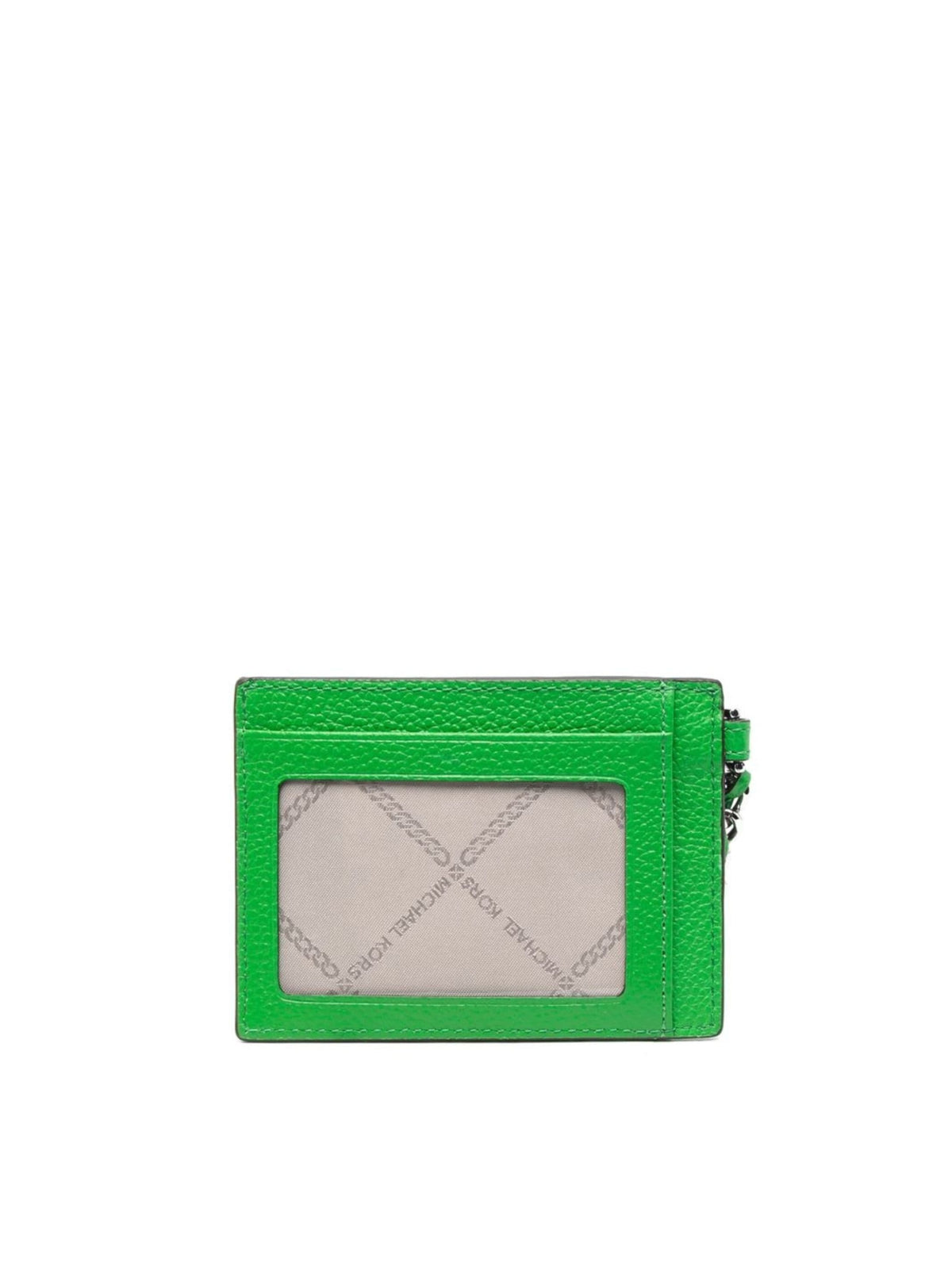 Michael Kors Jet Set Charm Card Holder — Green Leather Wallet