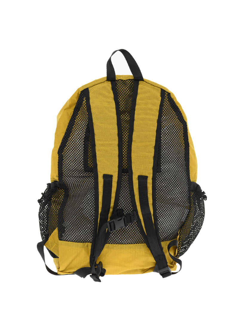 Woolrich Ripstop & Mesh Backpack — Yellow Textile