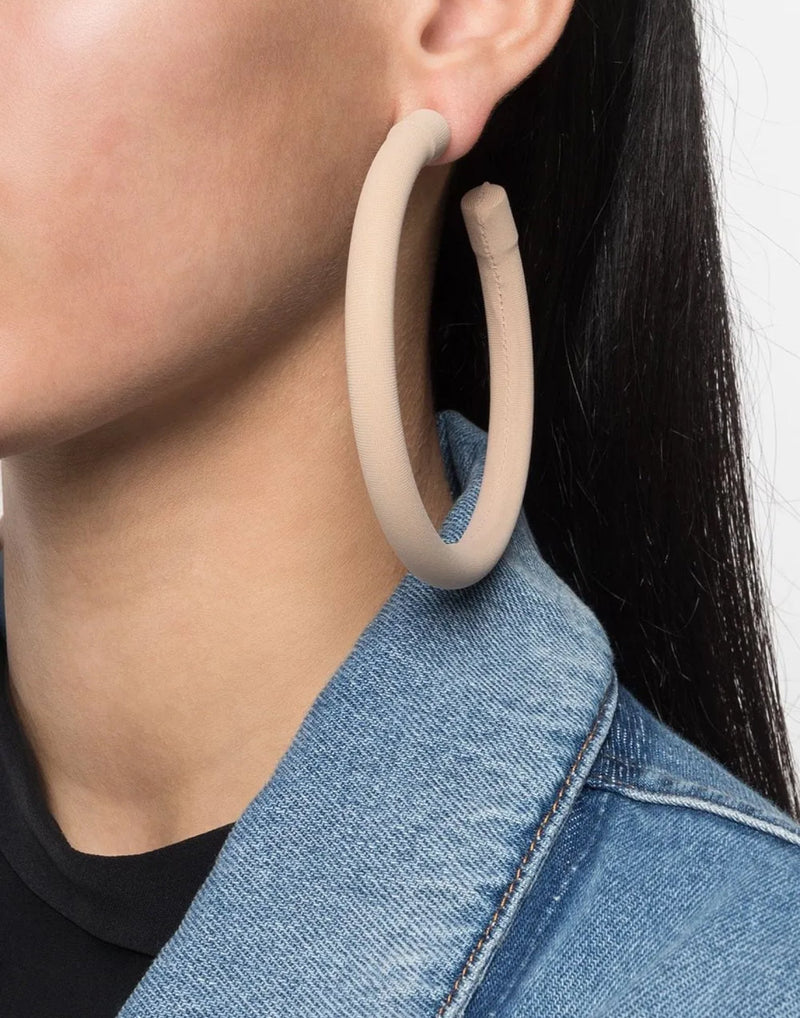 Maison Margiela Mm6 Earrings — Beige
