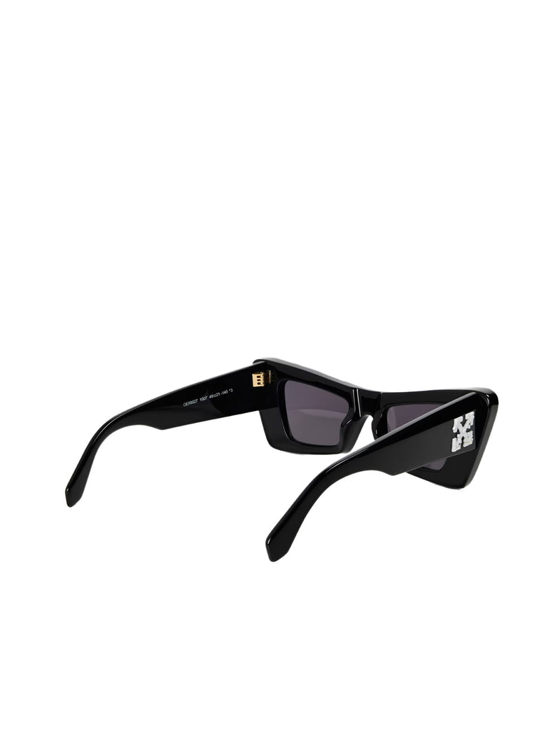 Off-White Oeri027s22pla0011007 Arrow Logo Sunglasses — Black Acetate