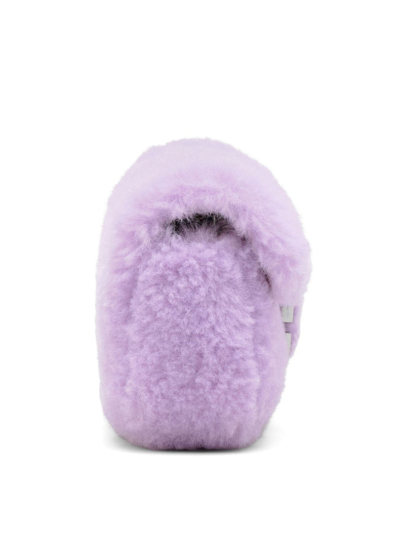 Marc Jacobs Textured Leather Shoulder Bag — Purple