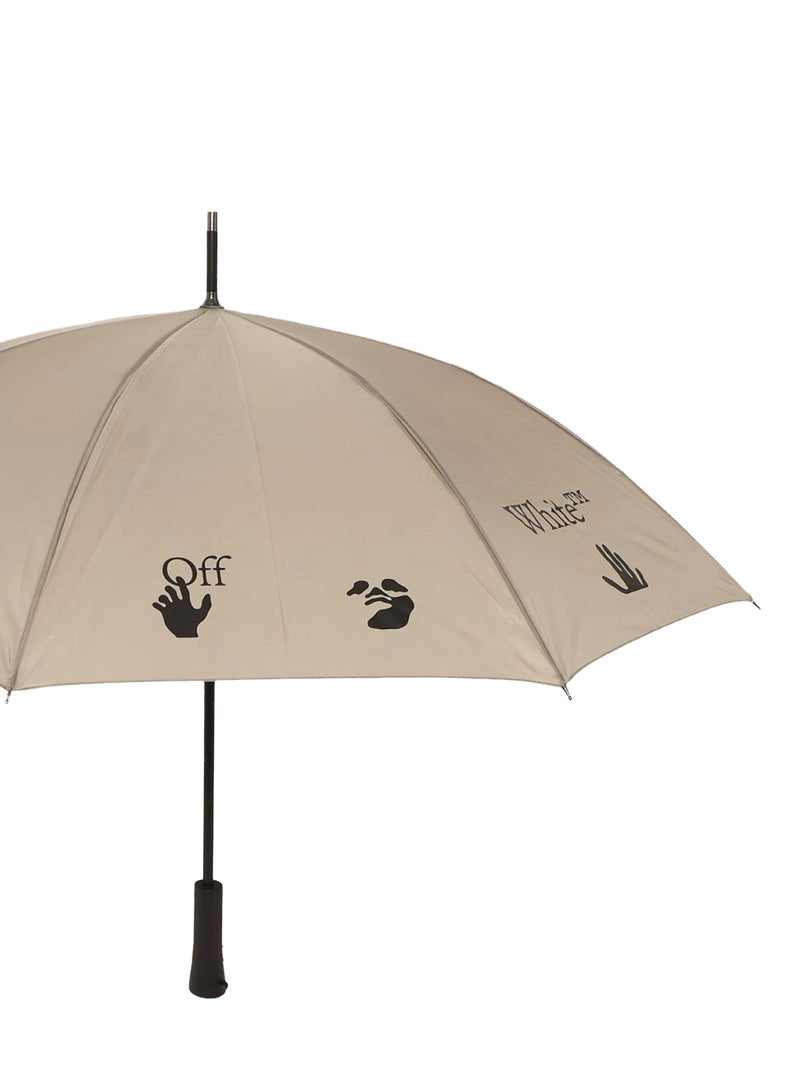 Swimming Man Logo Long Umbrella Grey Accessories > Umbrellas
