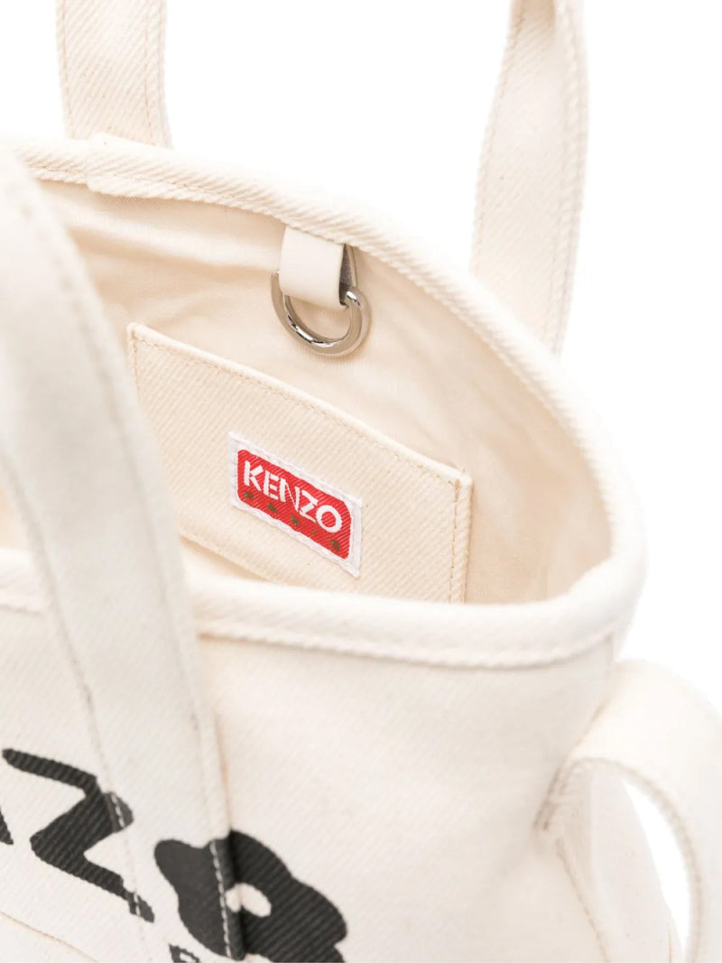 Kenzo Tote Bag — White Textile