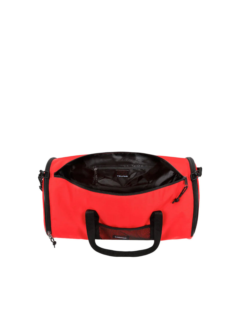 Eastpak Duffel Bag — Red Textile