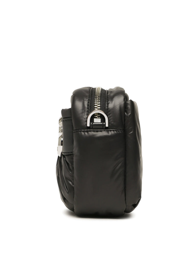 Michael Kors Leonie Crossbody Bag — Black Textile