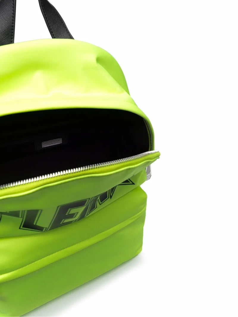 Philipp Plein Iconic Logo Backpack — Yellow Textile