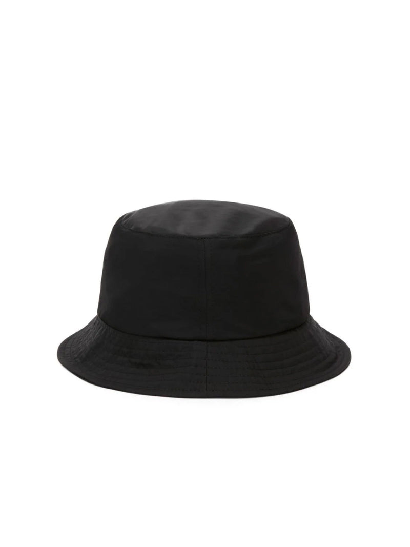 Jw Anderson Ac0175fa0214999 Logo Bucket Hat — Black Nylon