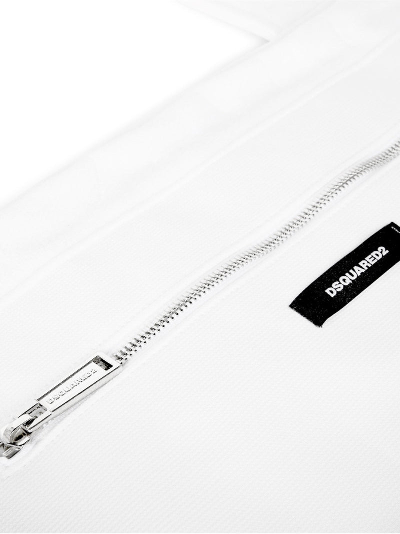 Dsquared2 Tote Bag — White Cotton