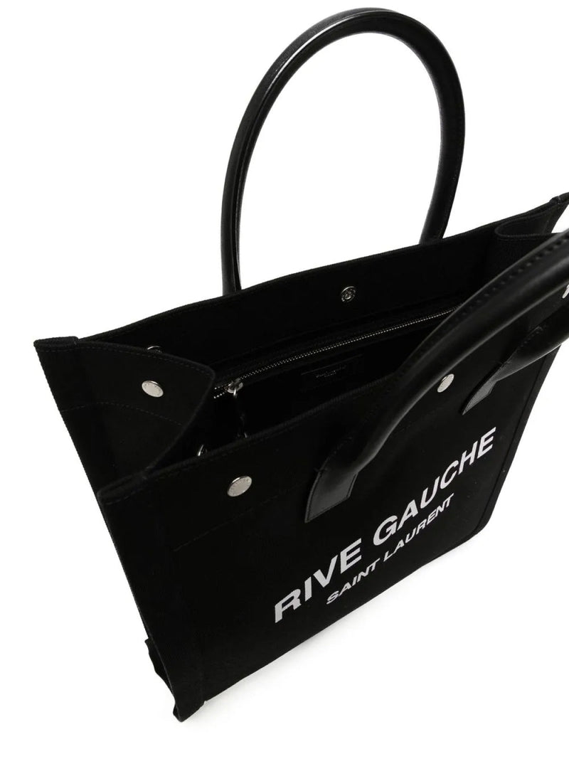 Saint Laurent Tote Bag — Black Textile