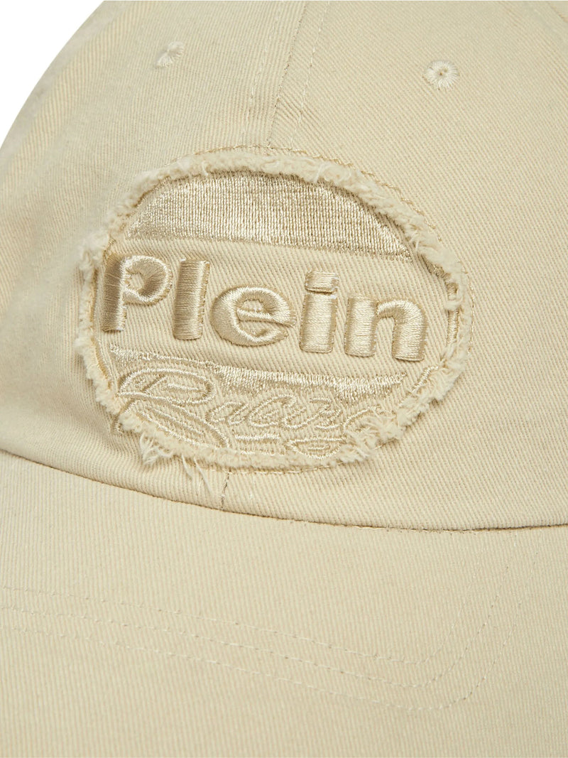 Philipp Plein Paeauac0624pte003n06 Baseball Cap — Beige Cotton Caps