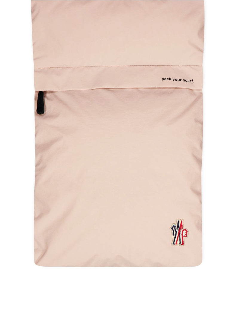 Moncler Grenoble Scarf — Pink Shell: Polyamide Scarfs