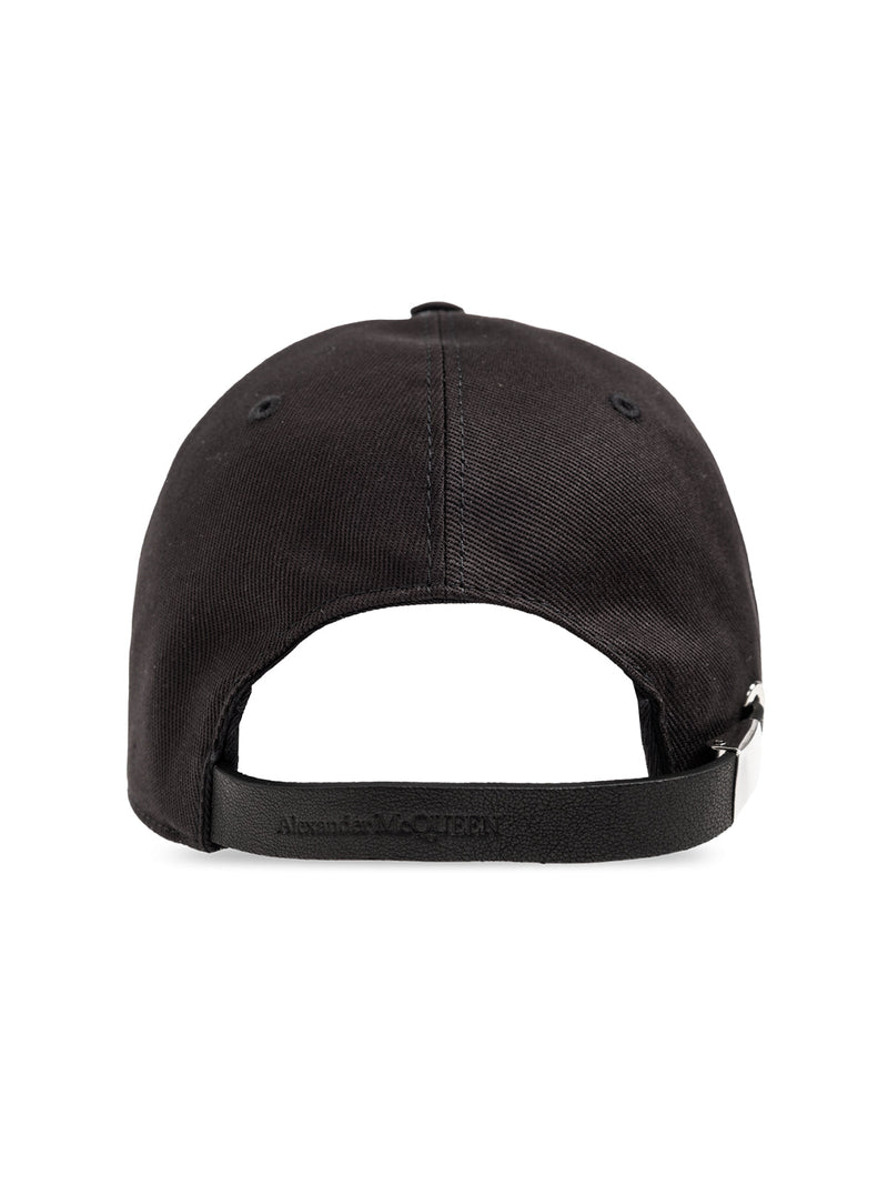 Alexander Mcqueen 7820624105q1080 Baseball Cap — Black Cotton Caps