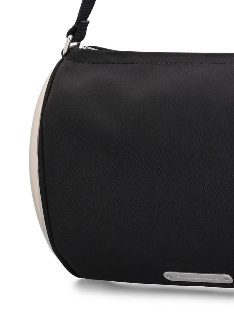 Alexander Wang Dome Barrel Clutch — Black Polyester