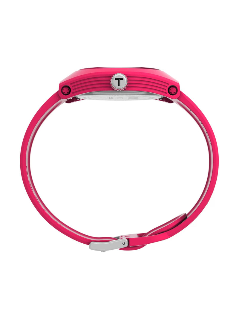 Timex Watch — Pink Resin Strap Watches