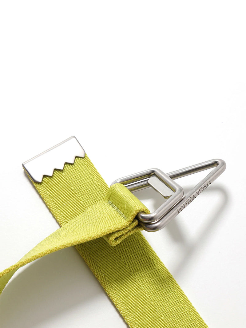 Bottega Veneta Nastro Belt — Green Textile