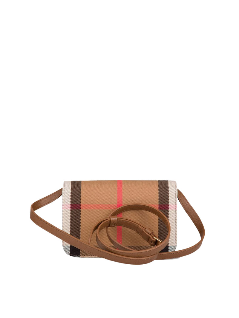 Burberry Madison Shoulder Bag — Brown Leather