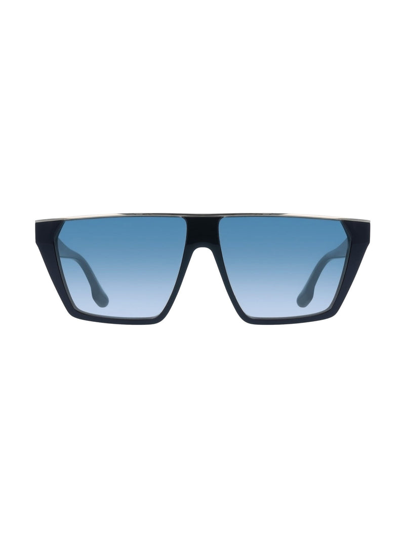 Victoria Beckham Vb683s415 Logo Acetate Sunglasses — Black