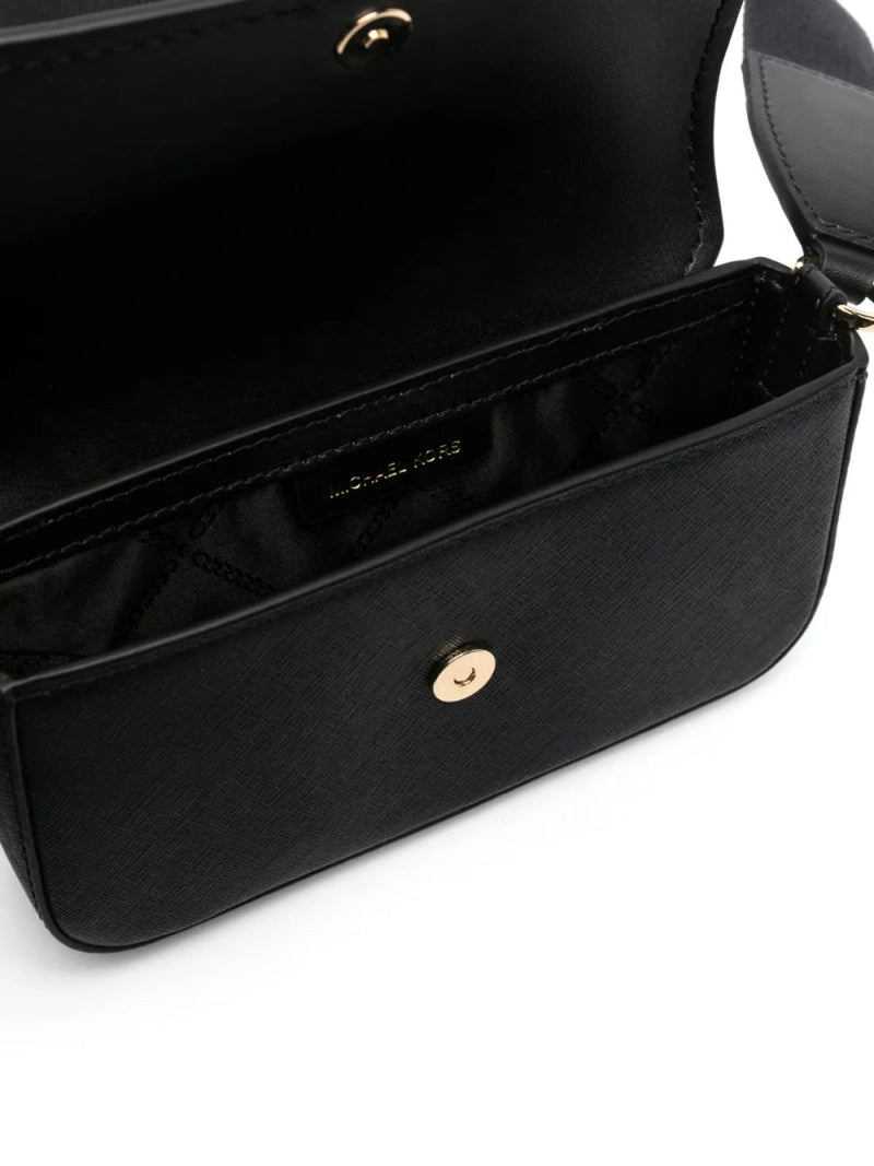 Michael Kors Crossbody Bag — Black Leather