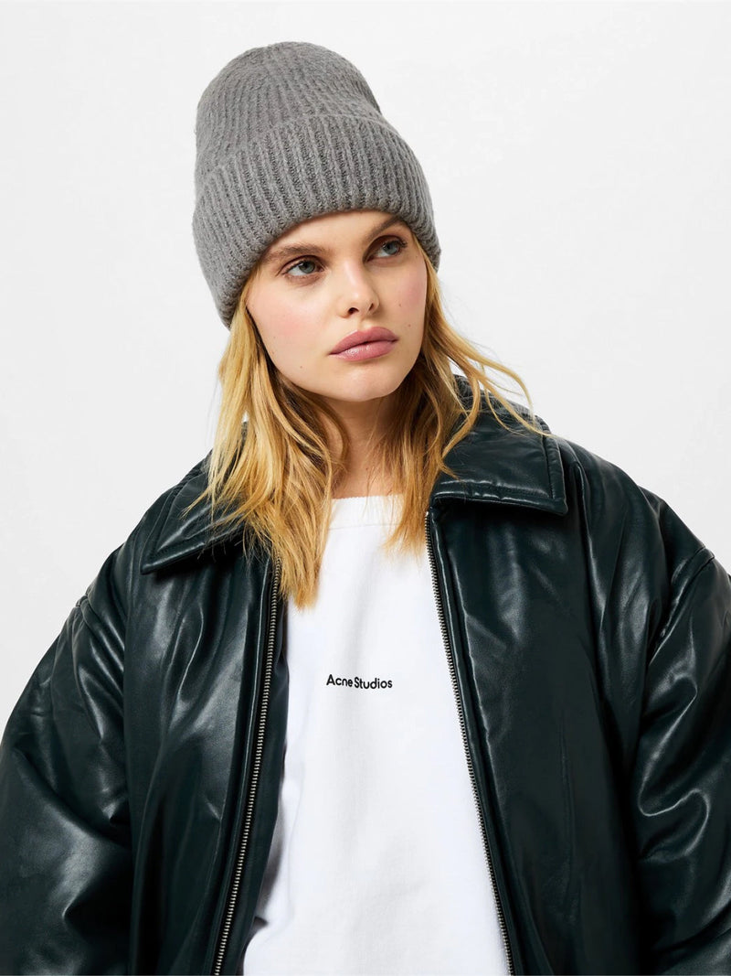 Acne Studios C40225aa3 Beanie — Gray Wool Beanies