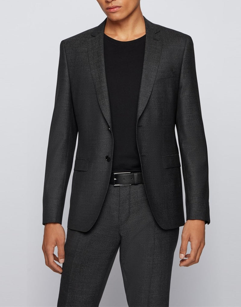 Hugo Boss Carmello-S Belt — Black Leather