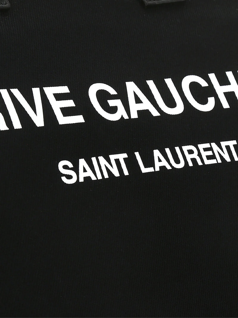 Saint Laurent Tote Bag — Black Textile