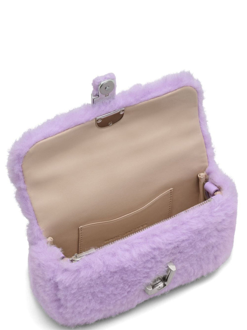 Marc Jacobs Textured Leather Shoulder Bag — Purple