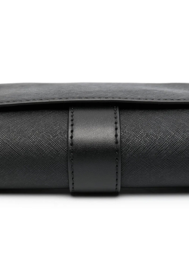 Michael Kors Crossbody Bag — Black Leather