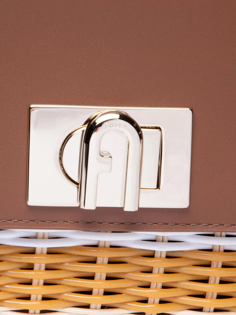 Furla Shoulder Bag — Brown Leather