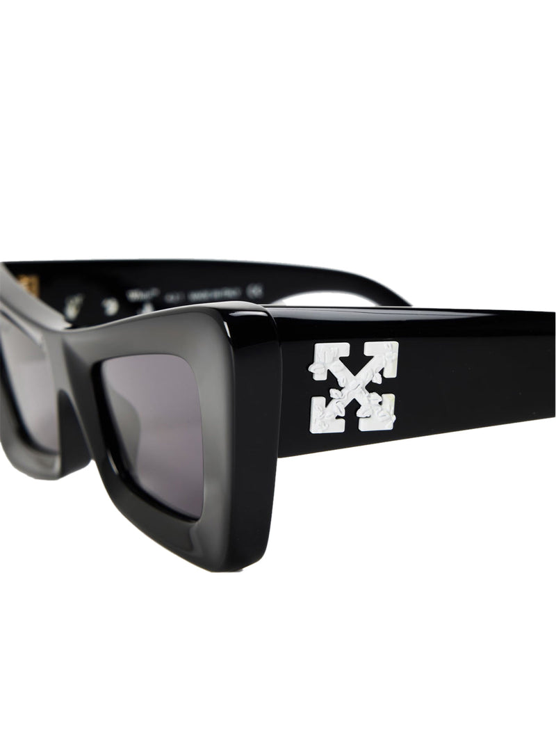 Off-White Oeri027s22pla0011007 Arrow Logo Sunglasses — Black Acetate