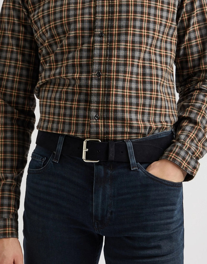 Hugo Boss Belt — Blue Leather