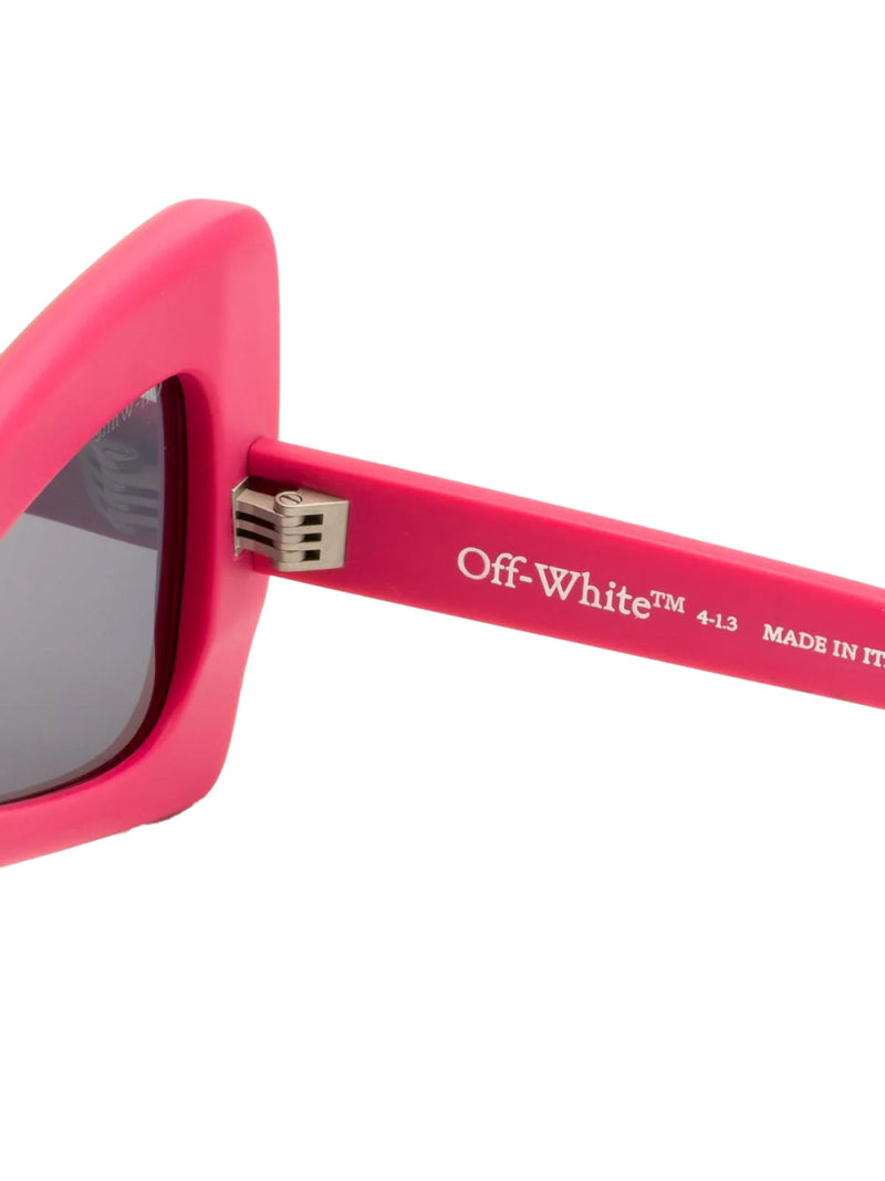 Off-White Oeri070s23pla0013407 Cat-Eye Sunglasses — Pink Acetate