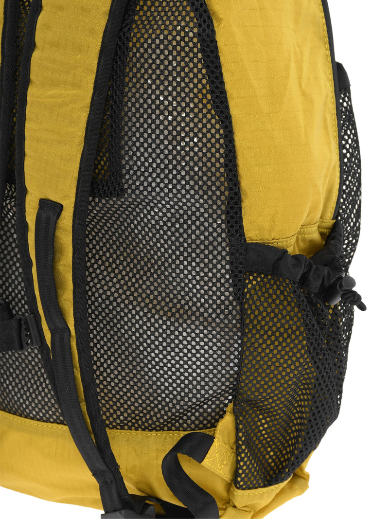 Woolrich Ripstop & Mesh Backpack — Yellow Textile