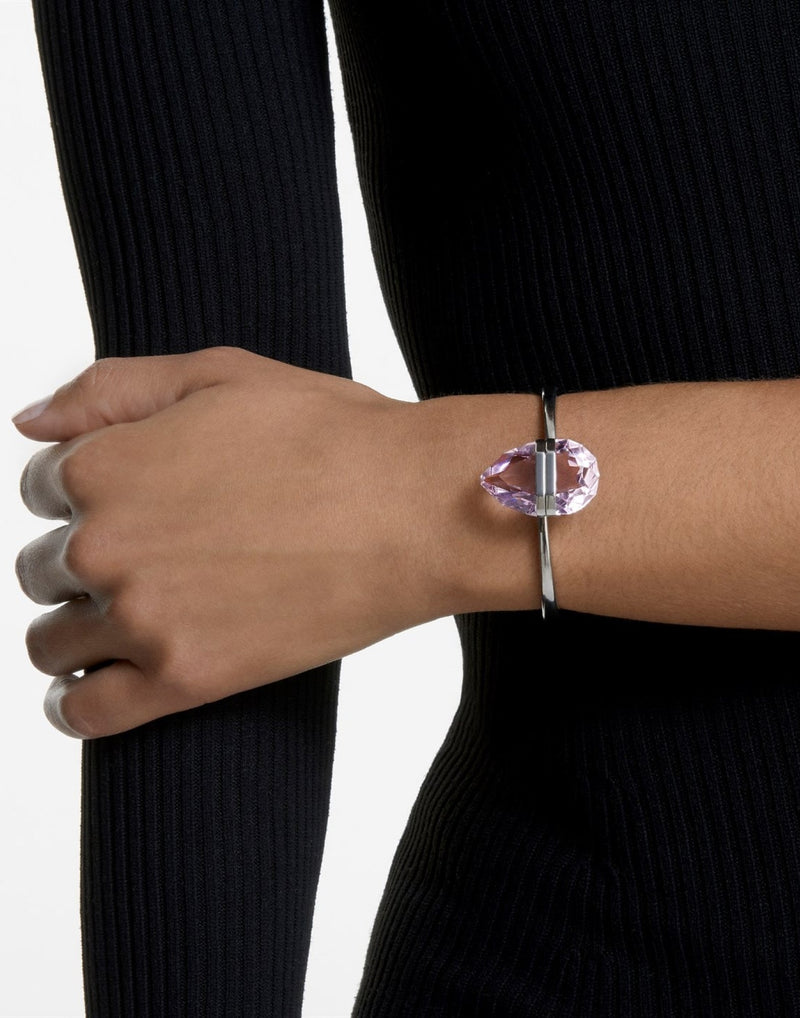 Swarovski Lucent Bracelet — Silver Stainless Steel Bracelets