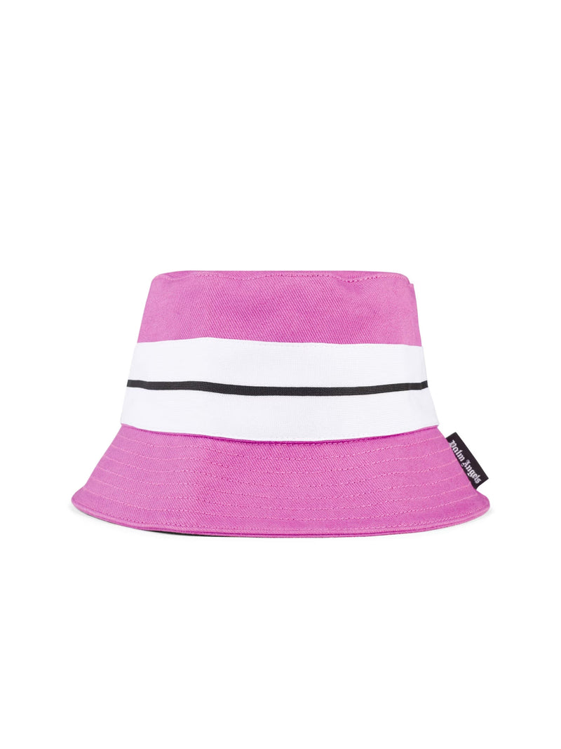 Palm Angels Pwla013f22fab0013701 Bucket Hat — Purple Cotton