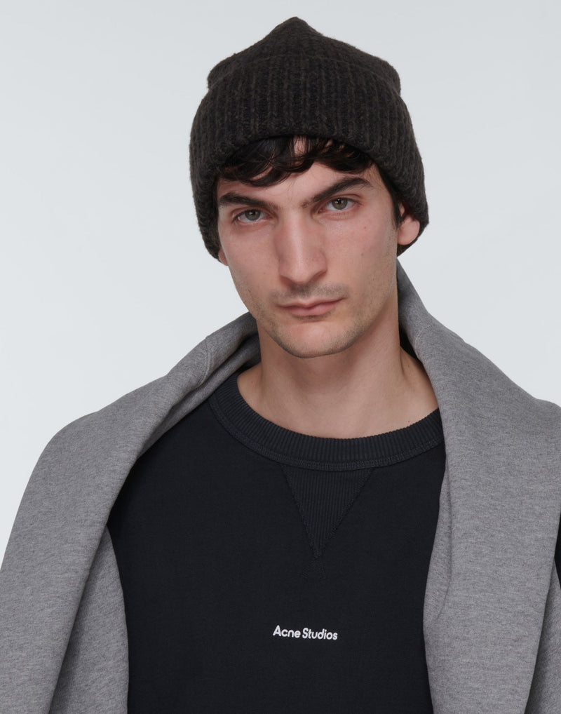 Acne Studios C40225ajc Beanie — Black Wool Beanies