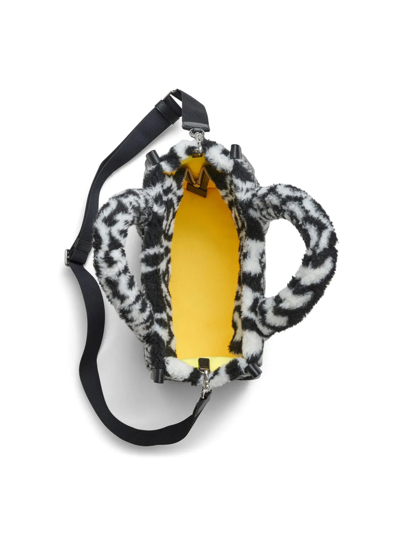 Marc Jacobs Monogram Teddy Jacquard Tote Bag — Black Textile