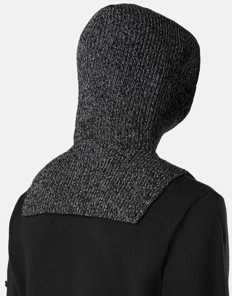 Stone Island K2s15n100010s00l3 Compass Logo Balaclava — Gray Polyester Beanies