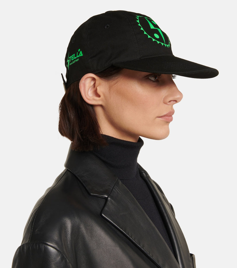 Stella Mccartney 900710w88984000 Baseball Cap — Black Cotton Caps