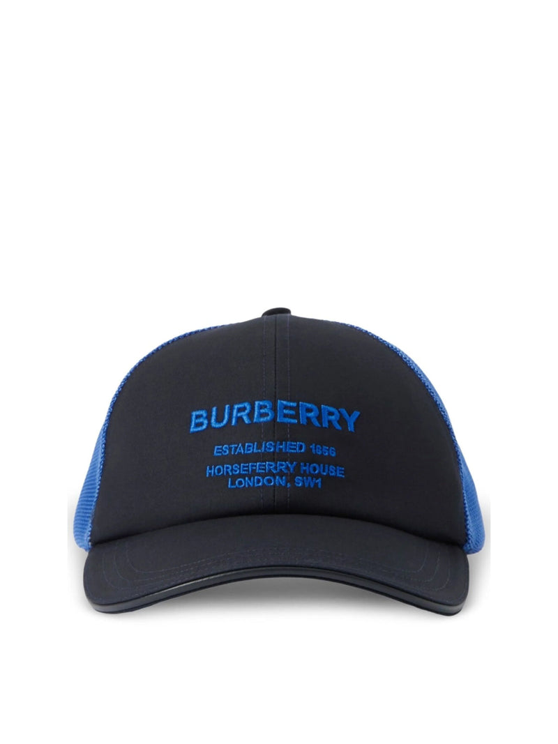 Burberry 80655891003 Baseball Cap — Navy Cotton Caps