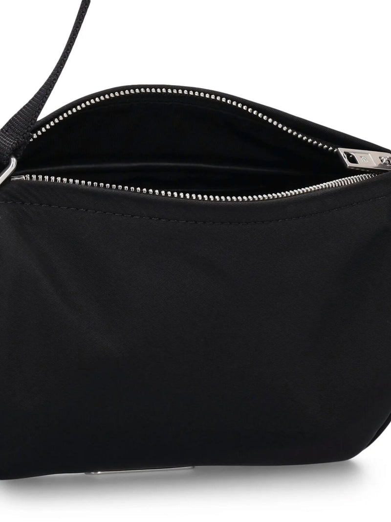 Alexander Wang Dome Barrel Clutch — Black Polyester
