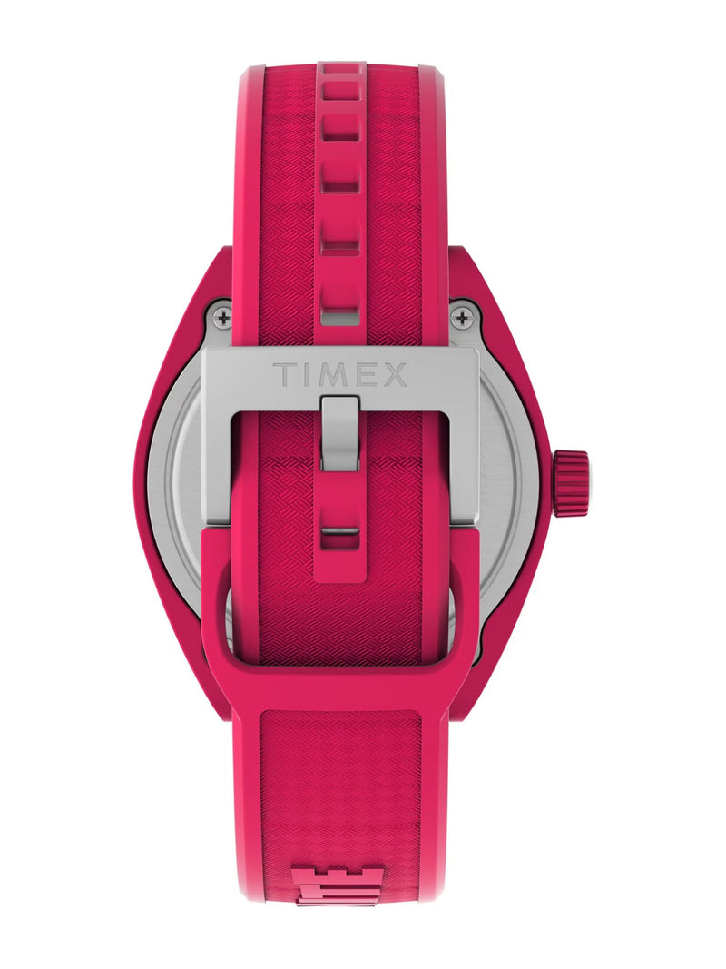 Timex Watch — Pink Resin Strap Watches