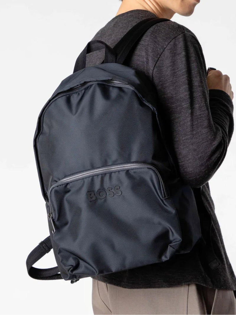 Hugo Boss Backpack — Blue Textile