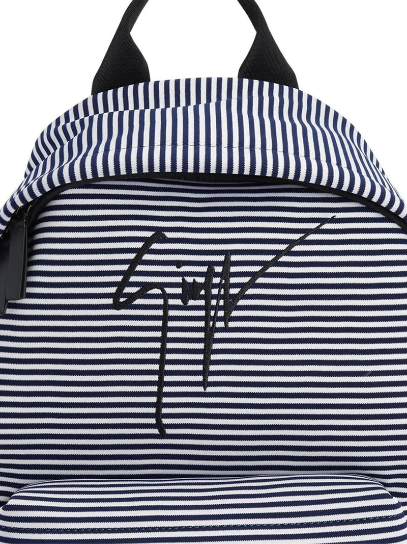 Giuseppe Zanotti Bud Backpack — Navy Textile