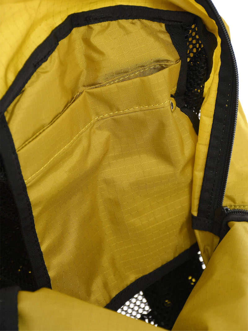 Woolrich Ripstop & Mesh Backpack — Yellow Textile