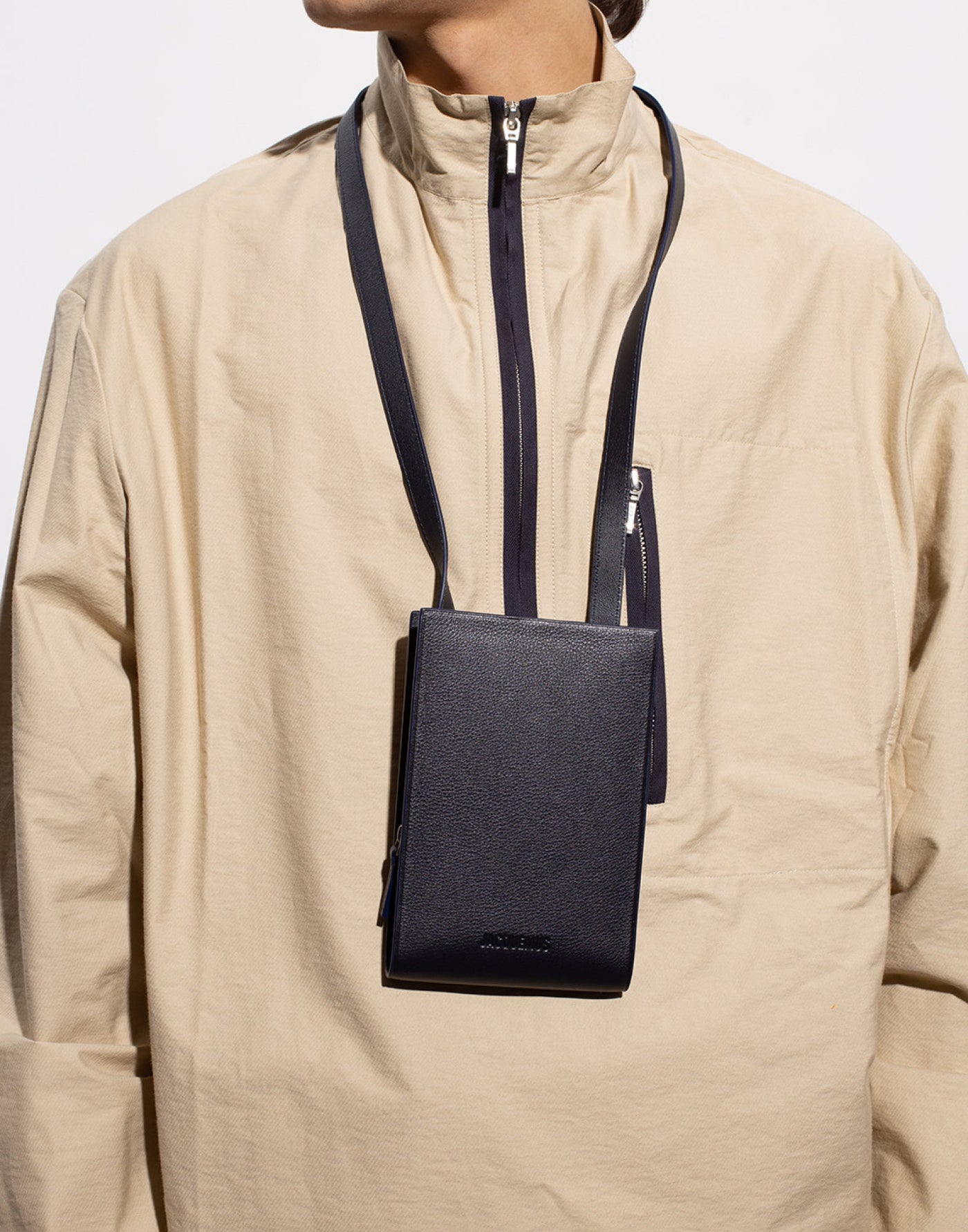 Jacquemus Wallet — Navy Leather