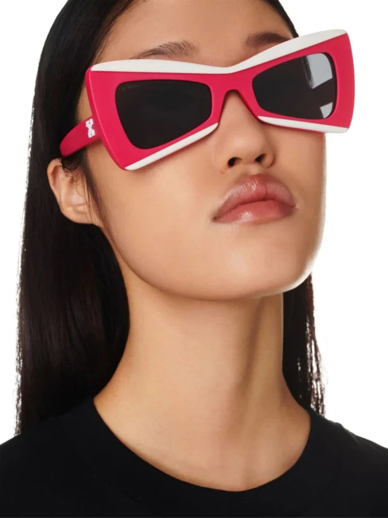 Off-White Oeri070s23pla0013407 Cat-Eye Sunglasses — Pink Acetate